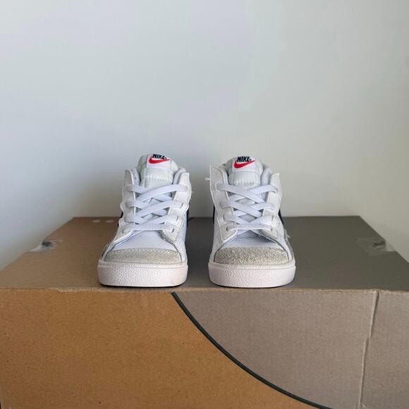 Nike Blazer Mid ‘77 White/Black Toddler Sneakers- SZ 7 C - Picture 8 of 11